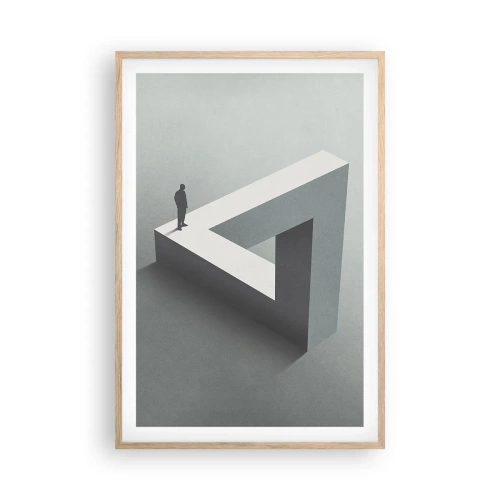 Affisch i ram av ljusek - Och ändå möjligt - 61x91 cm