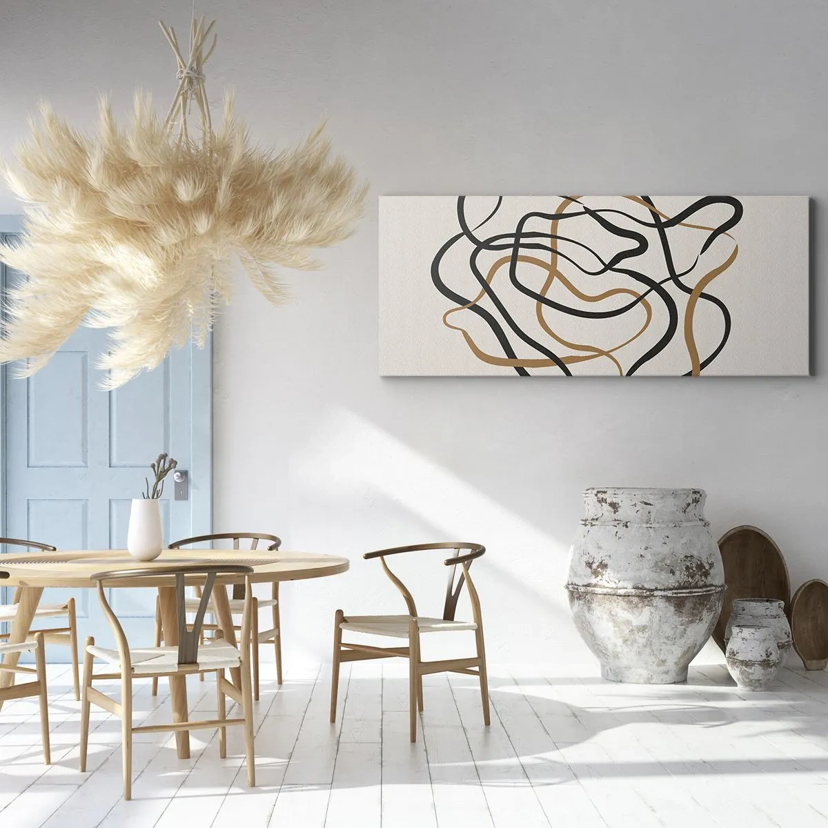 Canvastavla - Bild på duk - Allt har gått fel - 120x50 cm