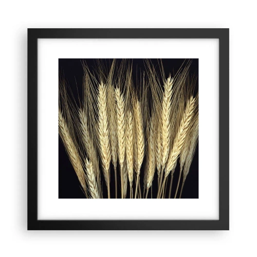 Affisch i svart ram - Rustik magi - 30x30 cm