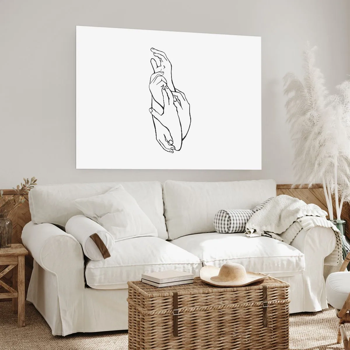 Affisch - Hand i hand - 40x30 cm