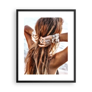 Affisch i svart ram - Vattnets och solens syster - 40x50 cm