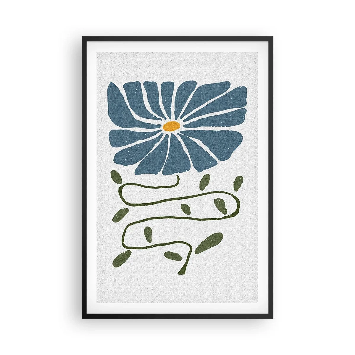 Affisch i svart ram - Kvist till blomma - 61x91 cm