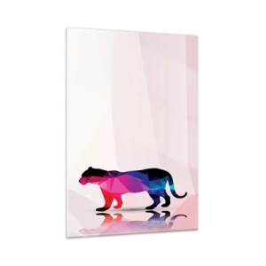 Glastavla - Bild på glas - Diamantpanter - 50x70 cm