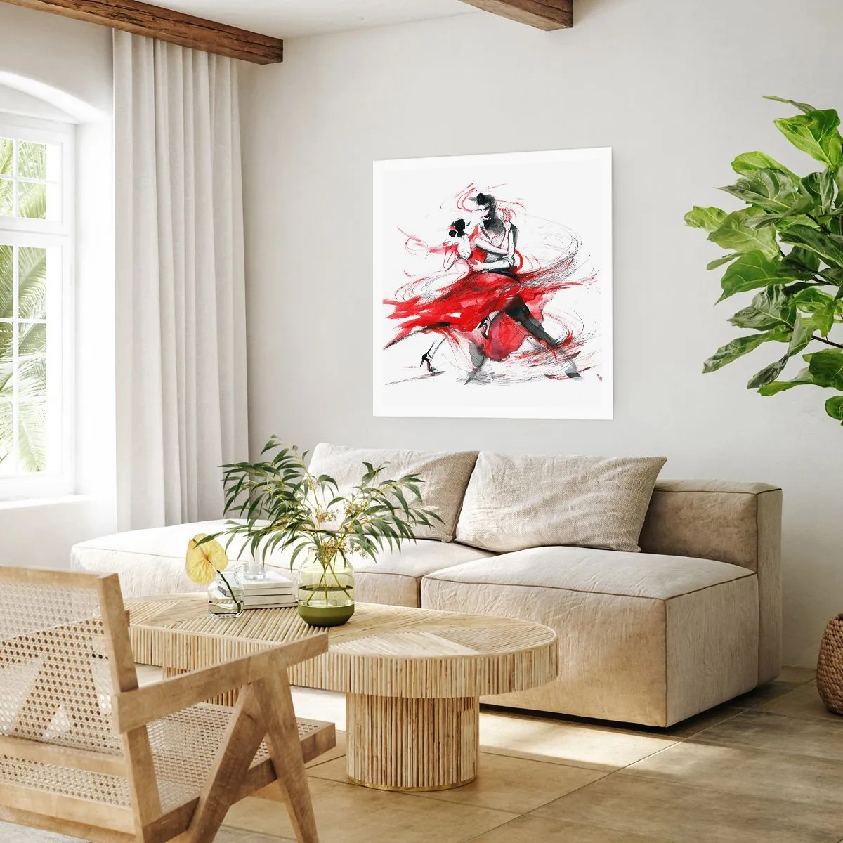 Affisch - Tango - passionens rytm - 60x60 cm
