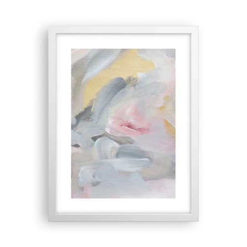 Affisch i vit ram - I en pastellfärgad värld - 30x40 cm
