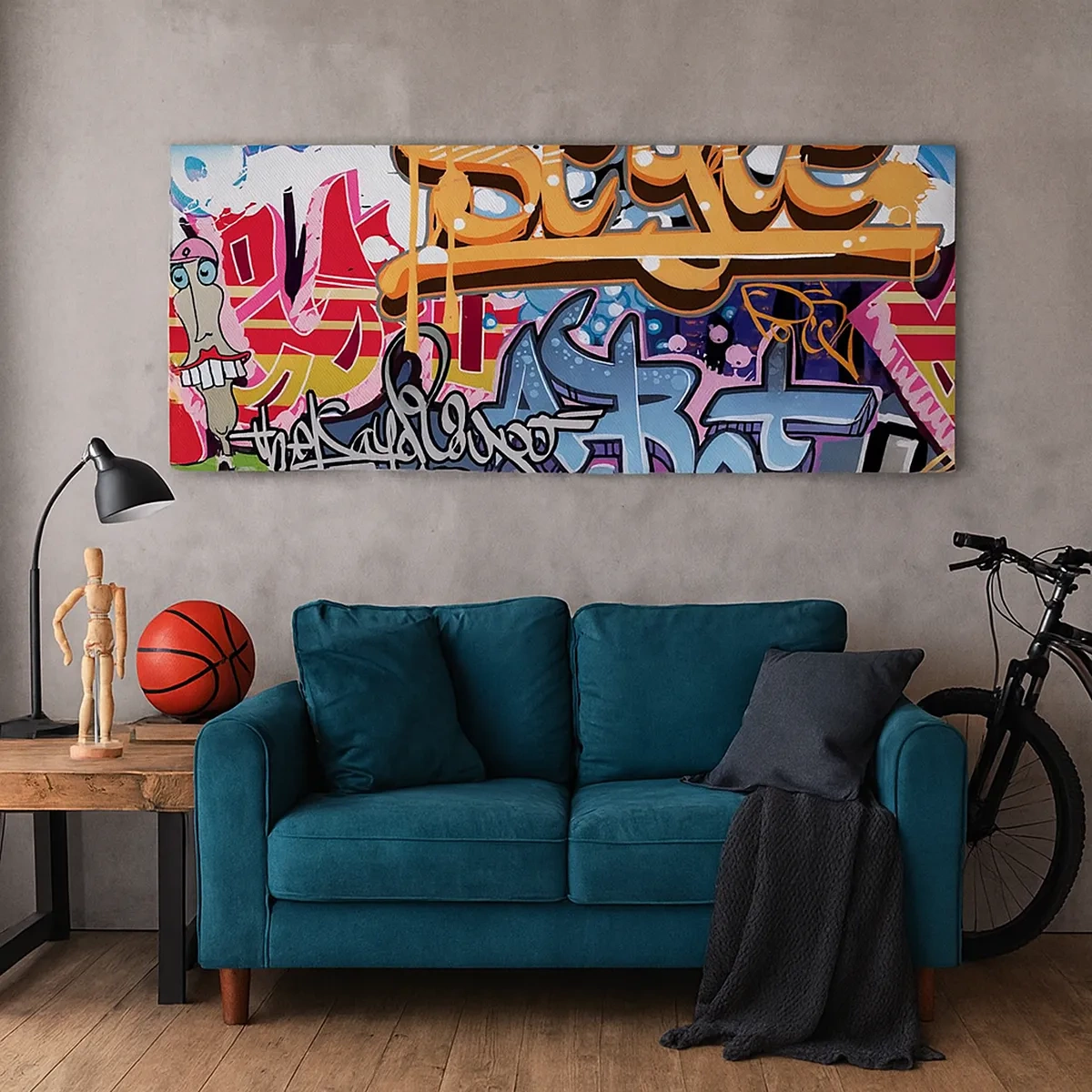 Canvastavla - Bild på duk - Muralmålning... - 30x30 cm