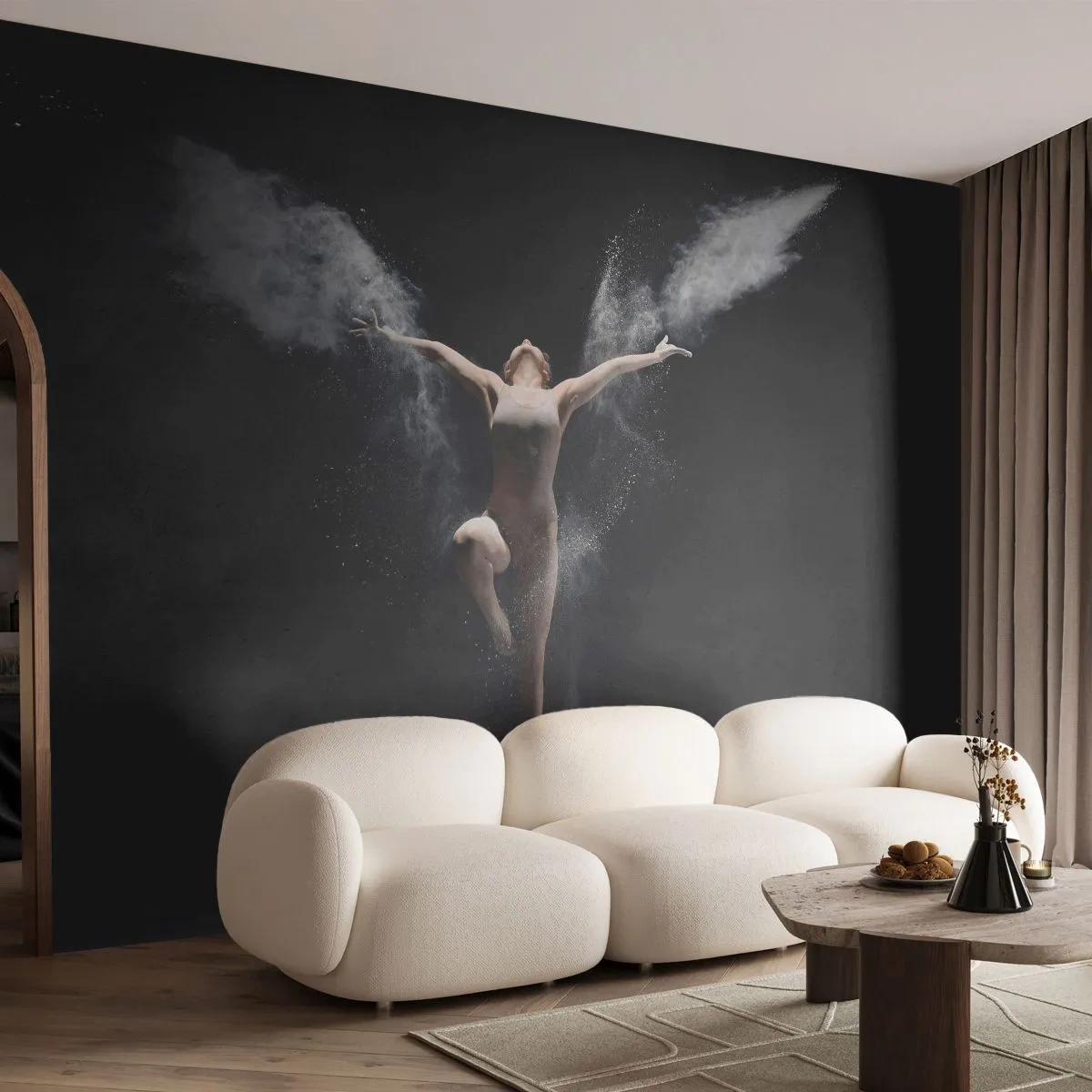 Fototapet Standard Eco - Alverna finns - Abstraktion, Dansare, Gymnast - 350x256 cm