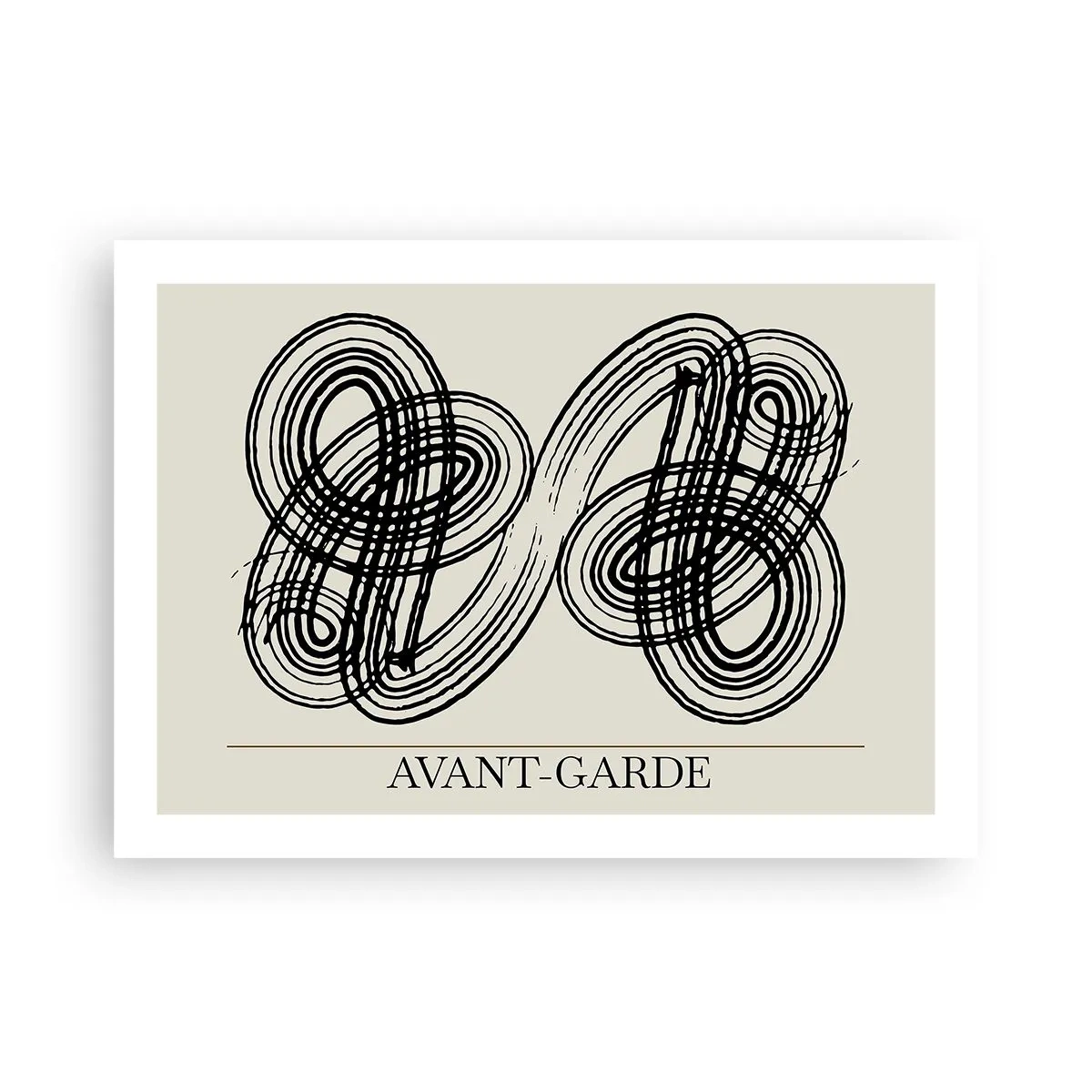 Affisch - Det kom ut spontant - 70x50 cm