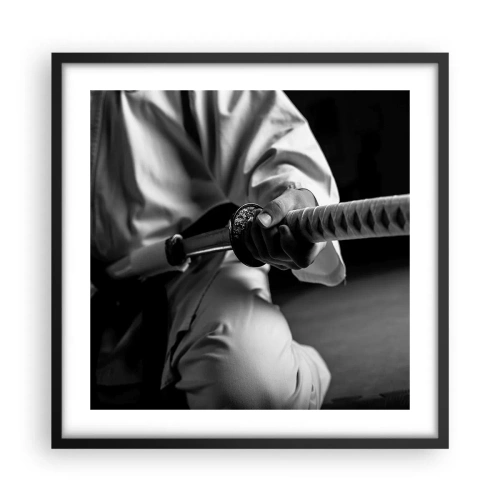 Affisch i svart ram - Kämpens själ - 50x50 cm