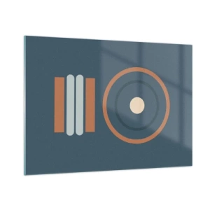 Glastavla - Bild på glas - Sakens kärna - 100x70 cm