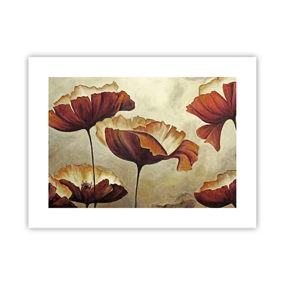 Affisch - Ängsblommor - 40x30 cm