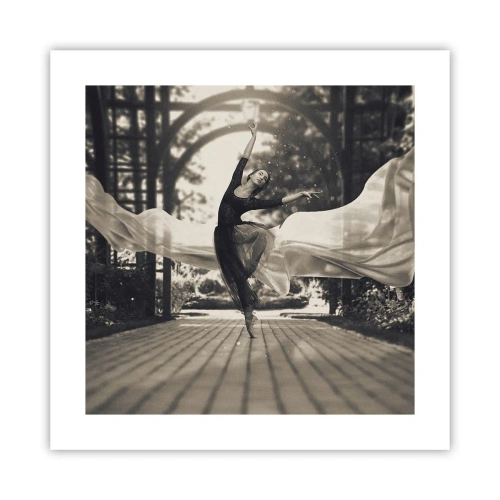 Affisch - Trädgårdsandens dans - 40x40 cm