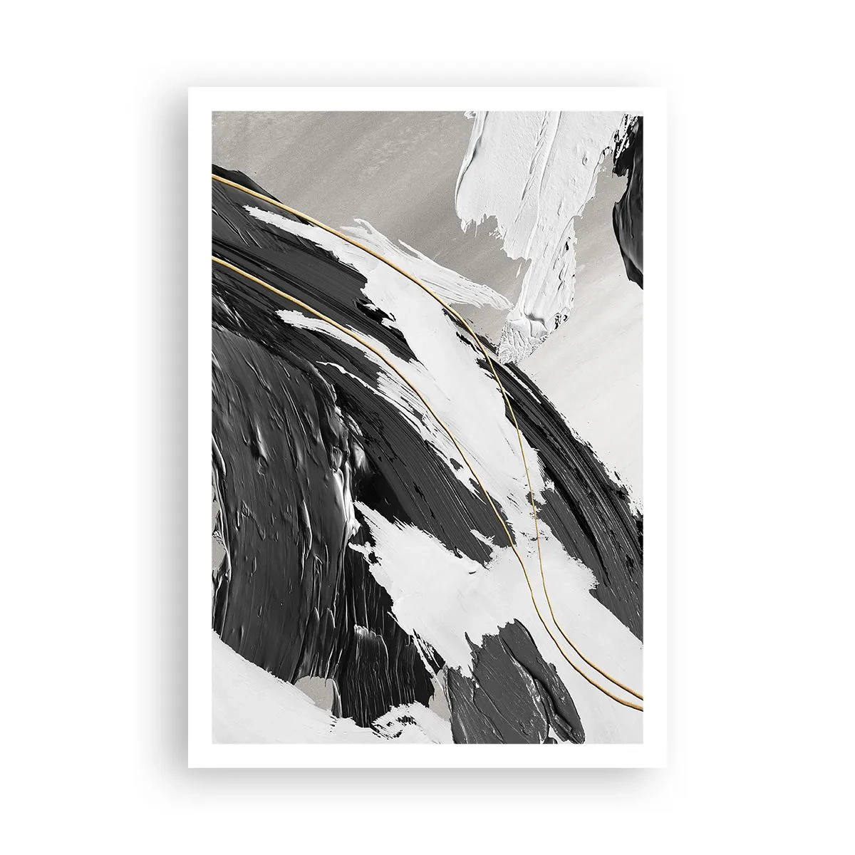 Affisch - Storslagen abstraktion - 70x100 cm