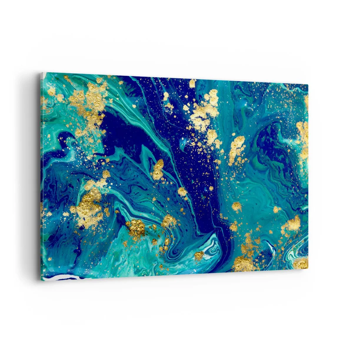 Canvastavla - Bild på duk - Solflingor - 100x70 cm