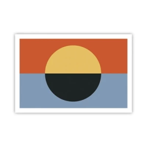 Affisch - Komposition av värme och kyla - 91x61 cm