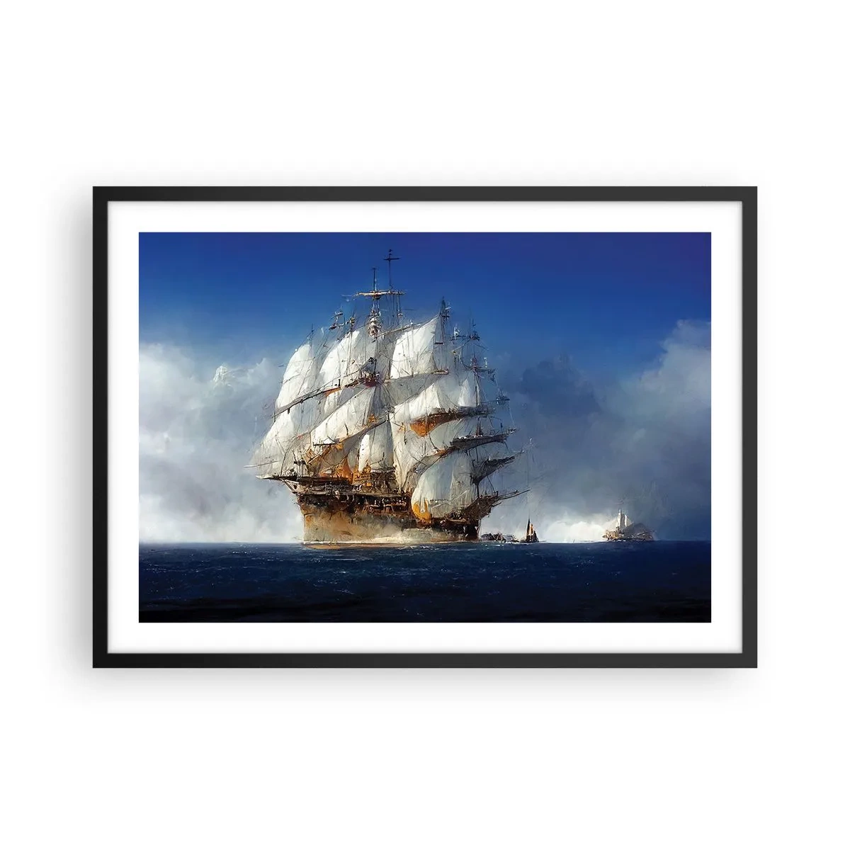 Affisch i svart ram - The great glory! - 70x50 cm
