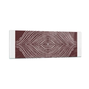 Glastavla - Bild på glas - Rymden talar - 90x30 cm