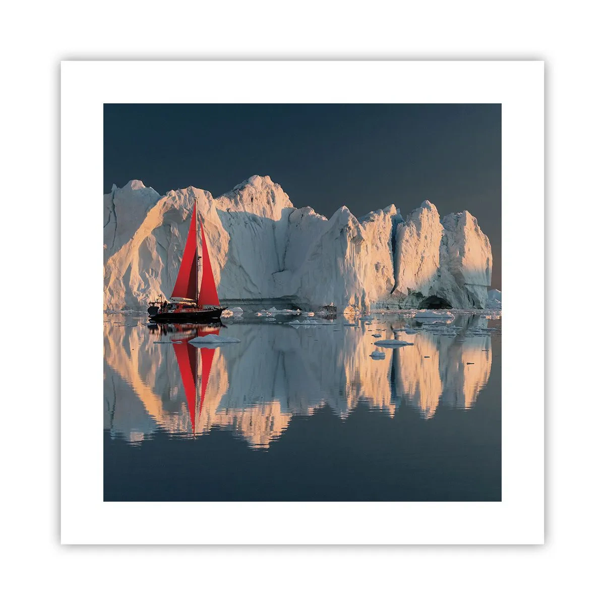 Affisch - I världens ände - 40x40 cm