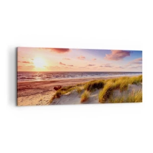 Canvastavla - Bild på duk - Luften luktar sommar - 100x40 cm