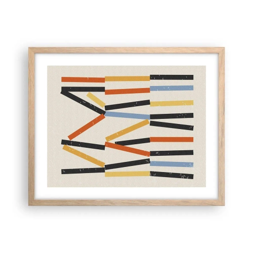 Affisch i ram av ljusek - Horisontell komposition - 50x40 cm