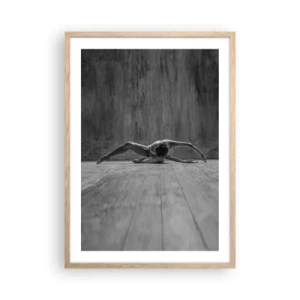 Affisch i ram av ljusek - Upphittad symmetri - 50x70 cm