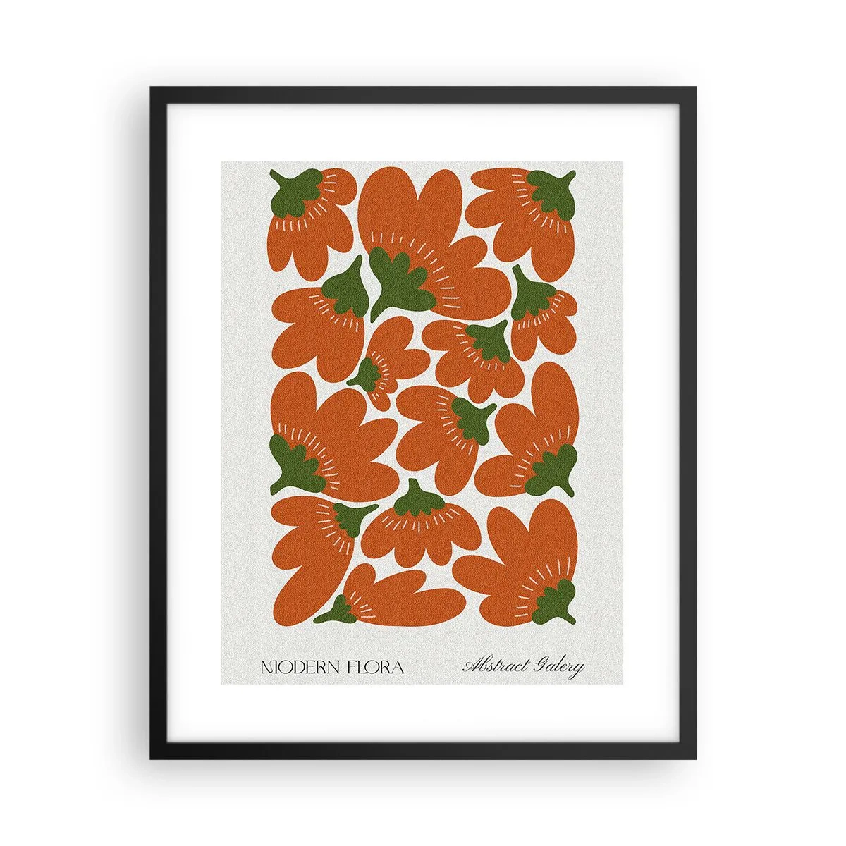 Affisch i svart ram - Ur blommornas liv - 40x50 cm