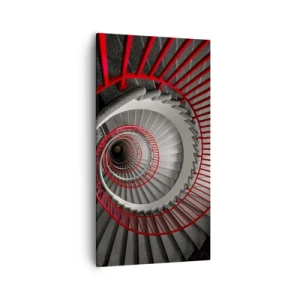 Canvastavla - Bild på duk - Arkitektoniska spel - 55x100 cm