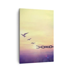 Canvastavla - Bild på duk - Frihetens seger - 70x100 cm