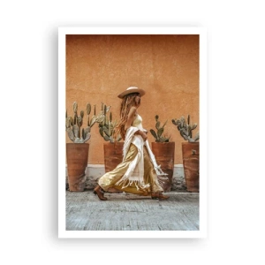 Affisch - I hippiestil - 70x100 cm