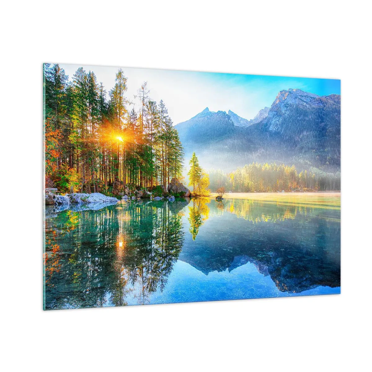 Glastavla - Bild på glas - Majestät och sötma - 100x70 cm