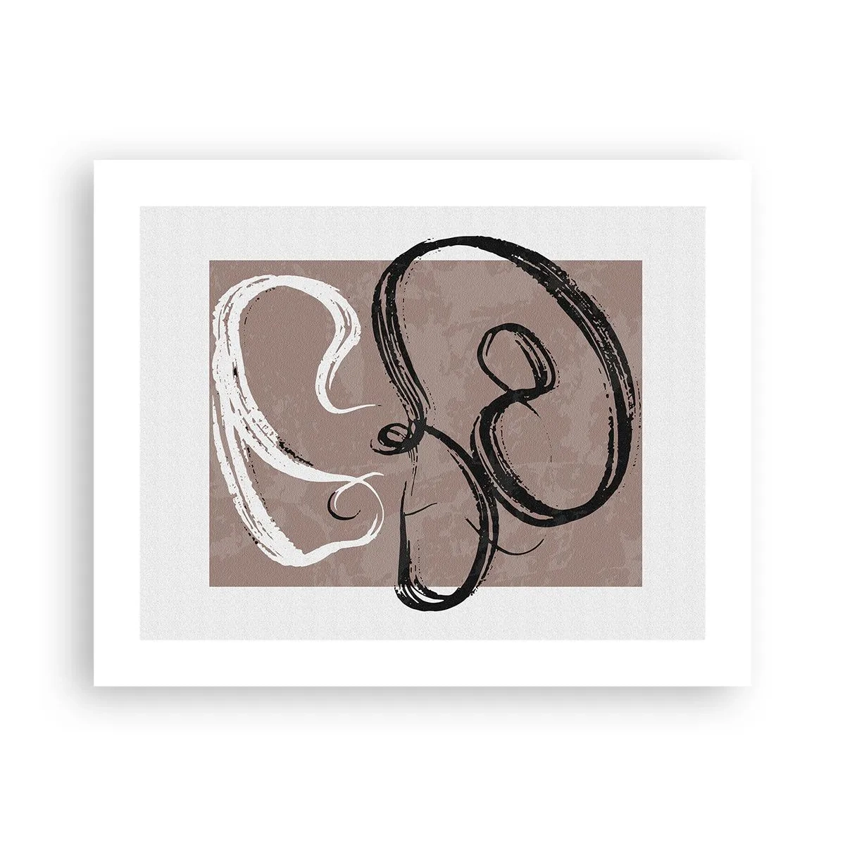 Affisch - Komposition - sökande efter fullständighet - 50x40 cm