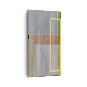 Canvastavla - Bild på duk - Rakt och lugnt - 55x100 cm