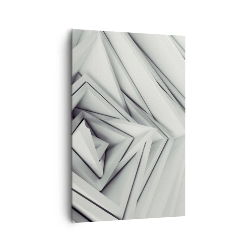 Canvastavla - Bild på duk - Blommande vassa kanter - 80x120 cm