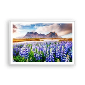 Affisch i vit ram - Styrka och stränghet bredvid mildhet - 91x61 cm