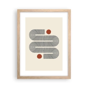 Affisch i ram av ljusek - från början till slutet - 30x40 cm