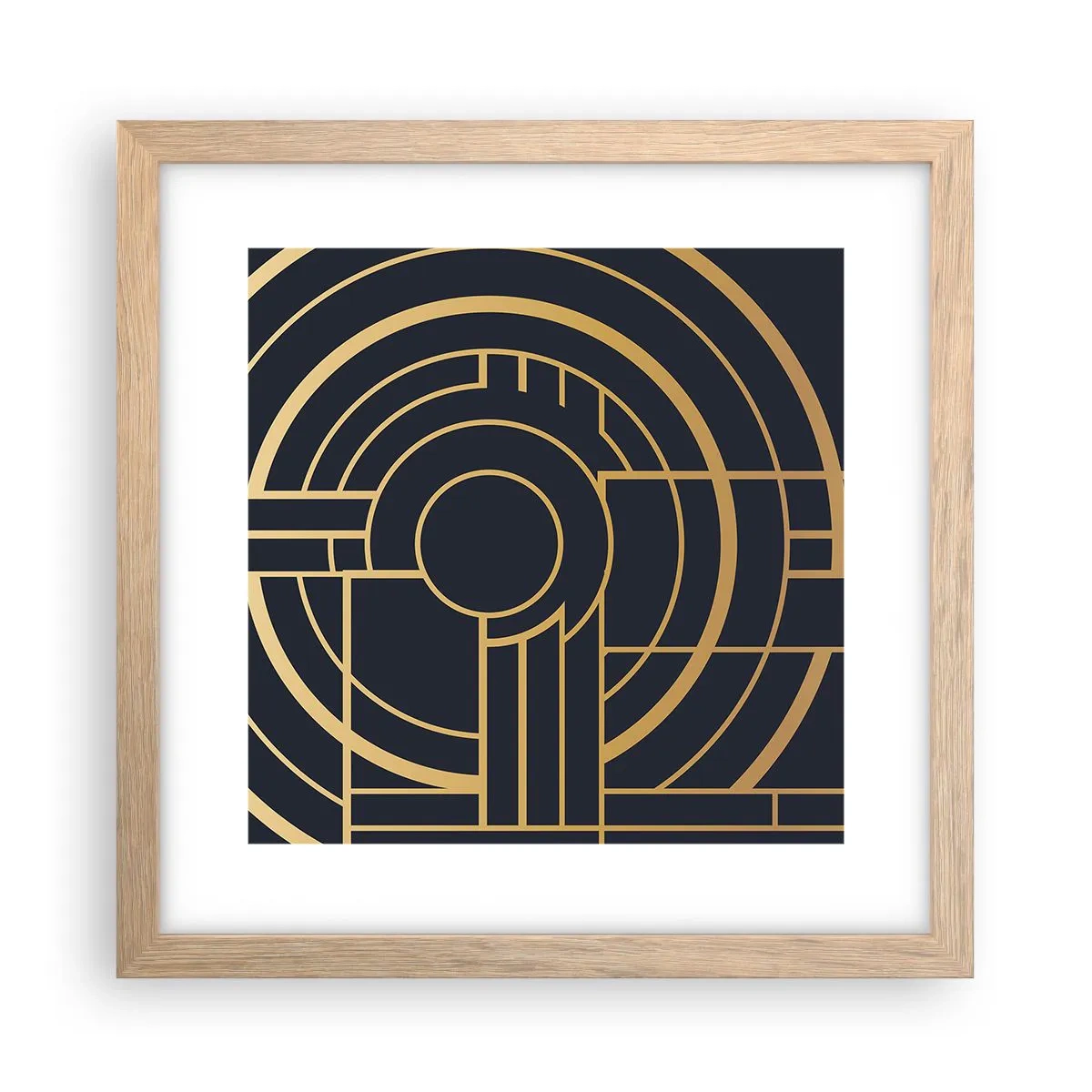 Affisch i ram av ljusek - Sakernas gång - 30x30 cm