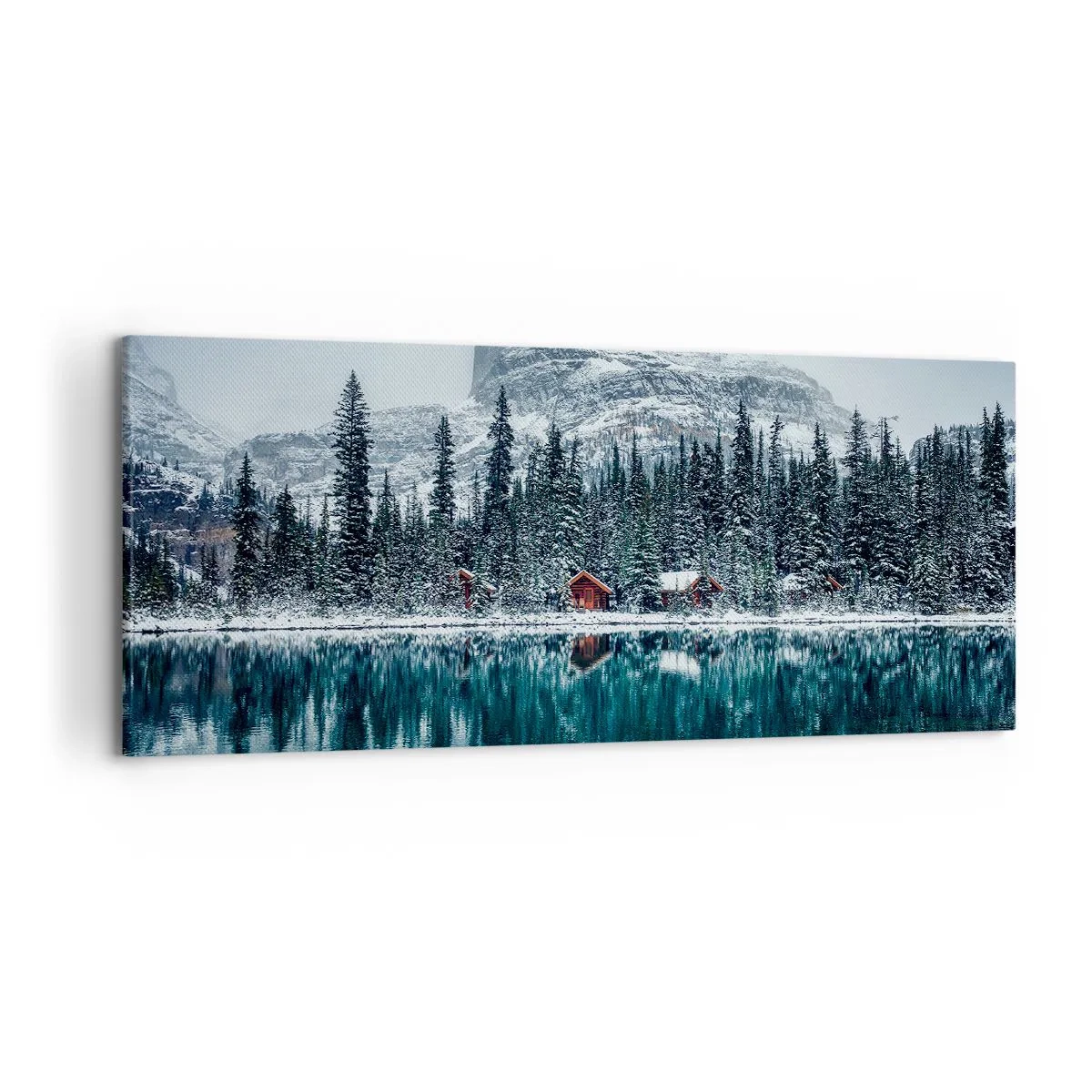 Canvastavla - Bild på duk - Kanadensisk tillflyktsort - 120x50 cm