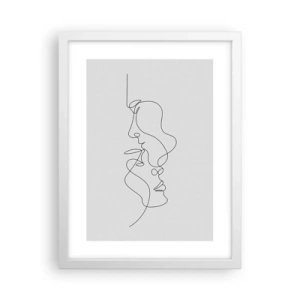 Affisch i vit ram - Sentimentala lustens glöd - 30x40 cm