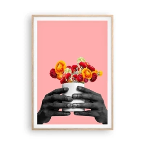 Affisch i ram av ljusek - Livets apoteos - 70x100 cm