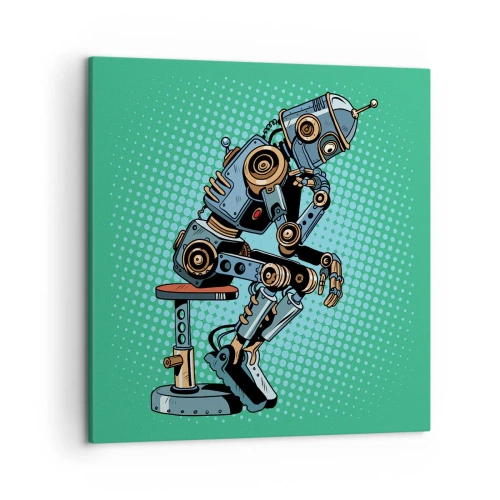 Canvastavla - Bild på duk - Över existensens mening - 50x50 cm