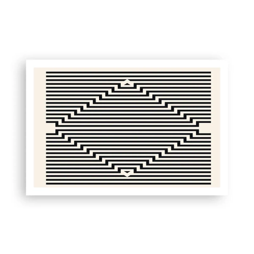 Affisch - Geometrisk illusion - 91x61 cm
