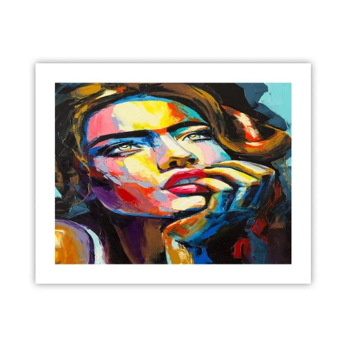 Affisch - Drömmar seglar i himlen som fåglar - 50x40 cm