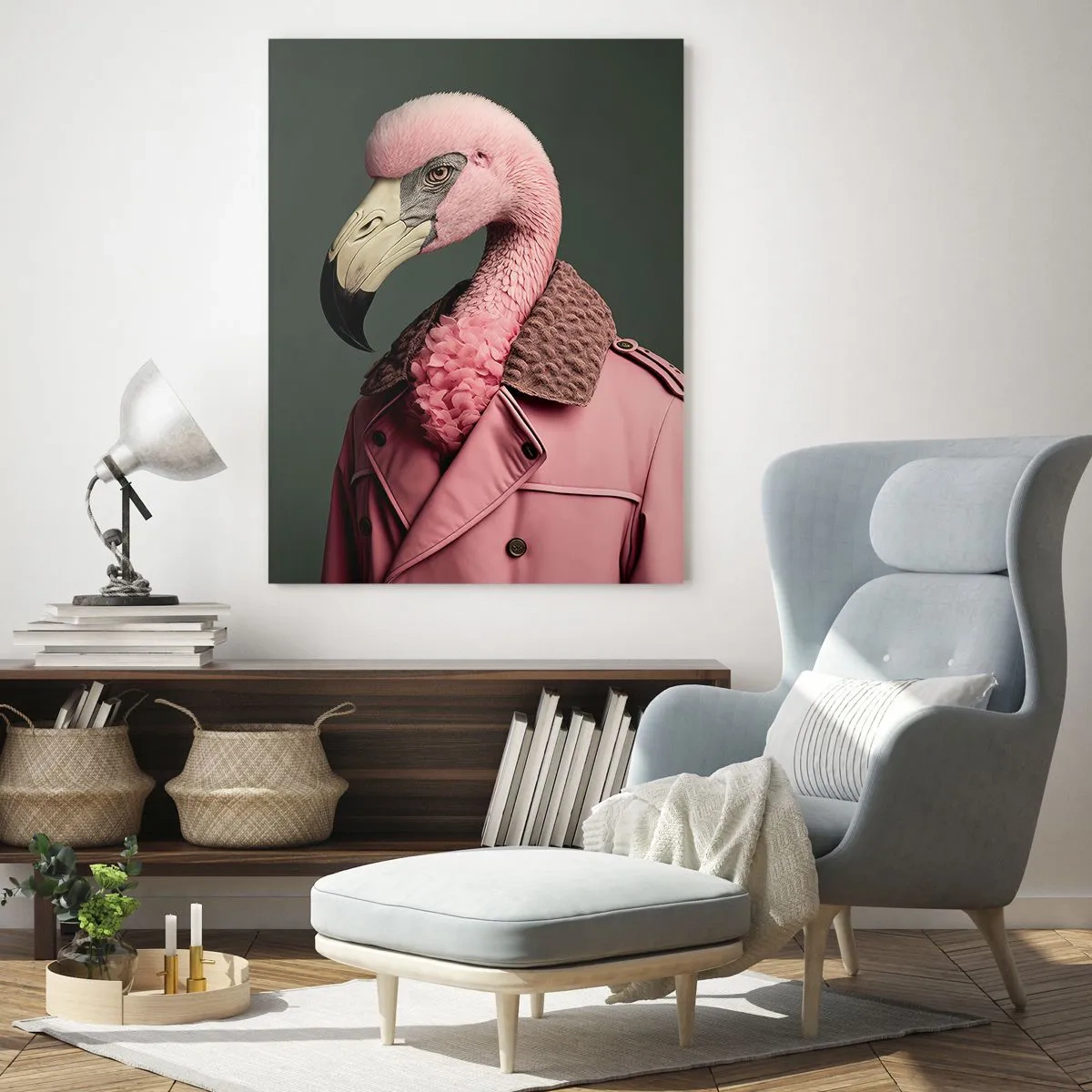 Glastavla - Bild på glas - Riktig elegant - 50x70 cm