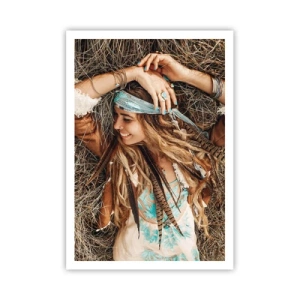 Affisch - På väg till kärlekens sommar - 70x100 cm