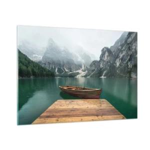 Glastavla - Bild på glas - Naturens mäktighet - 100x70 cm