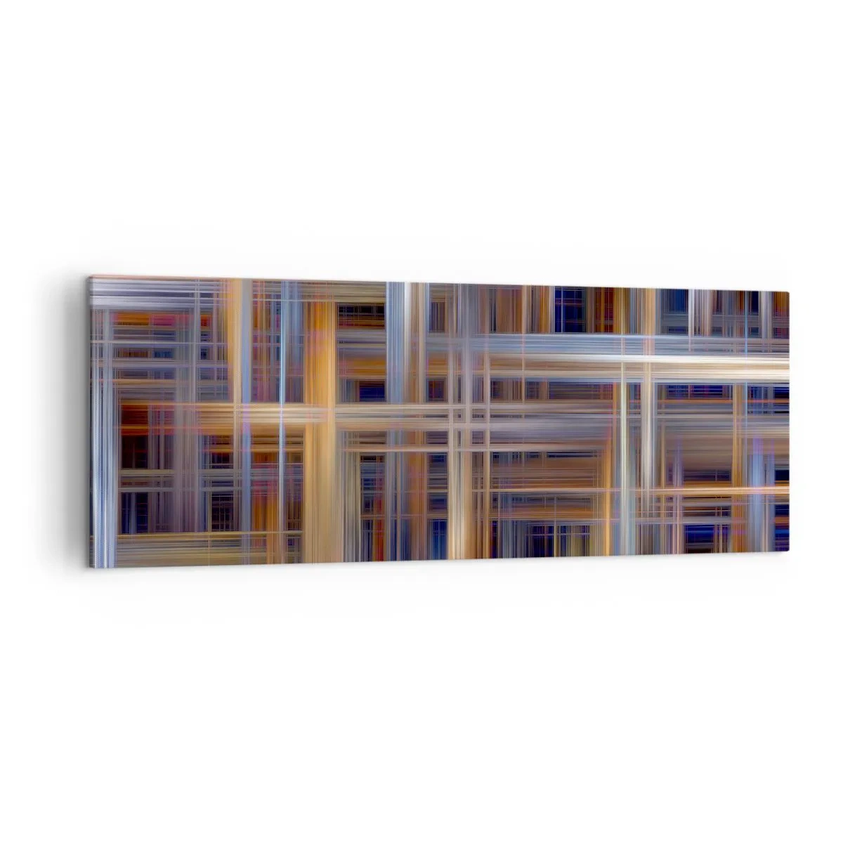 Canvastavla - Bild på duk - Vävd av ljus - 140x50 cm