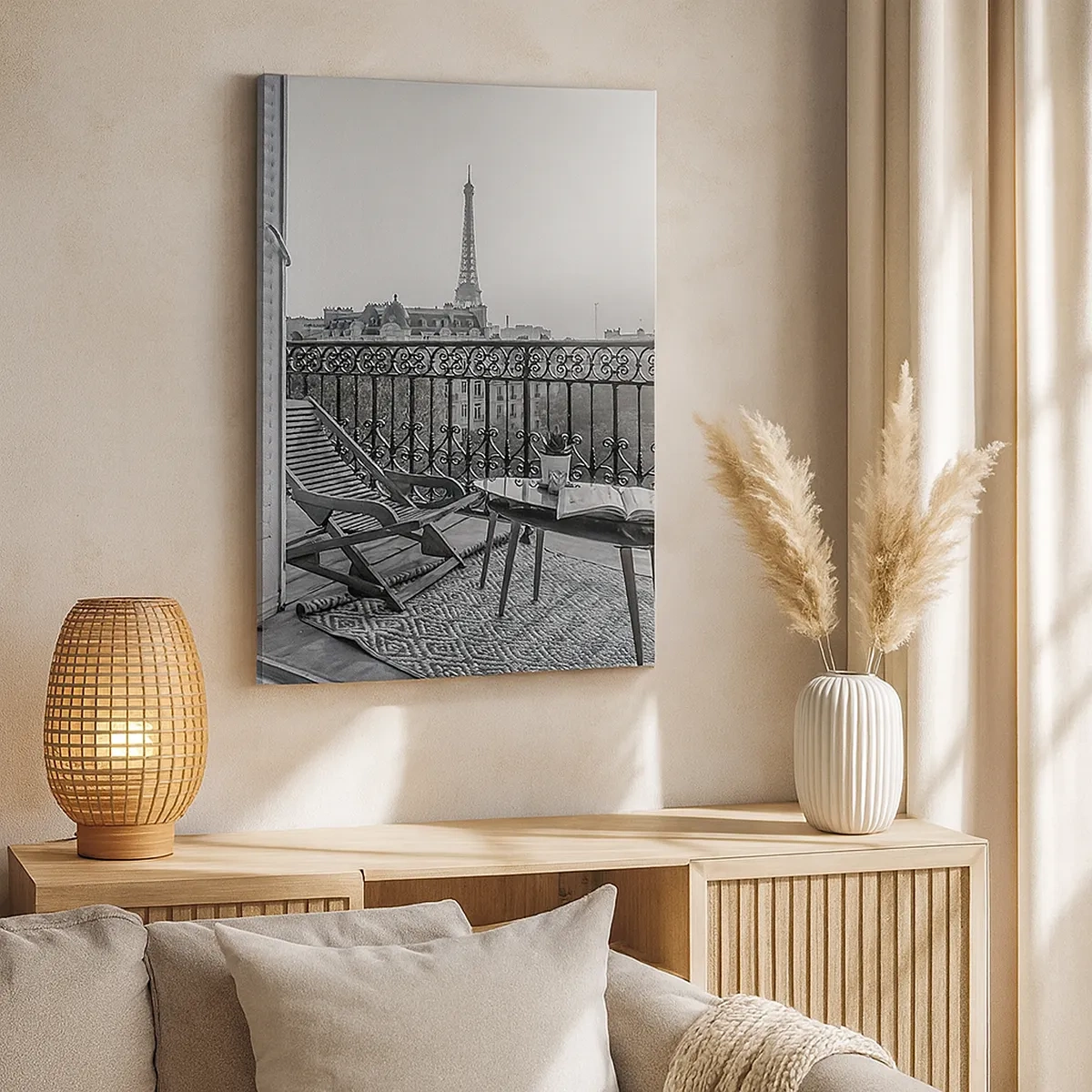 Canvastavla - Bild på duk - En eftermiddag i Paris - 50x70 cm