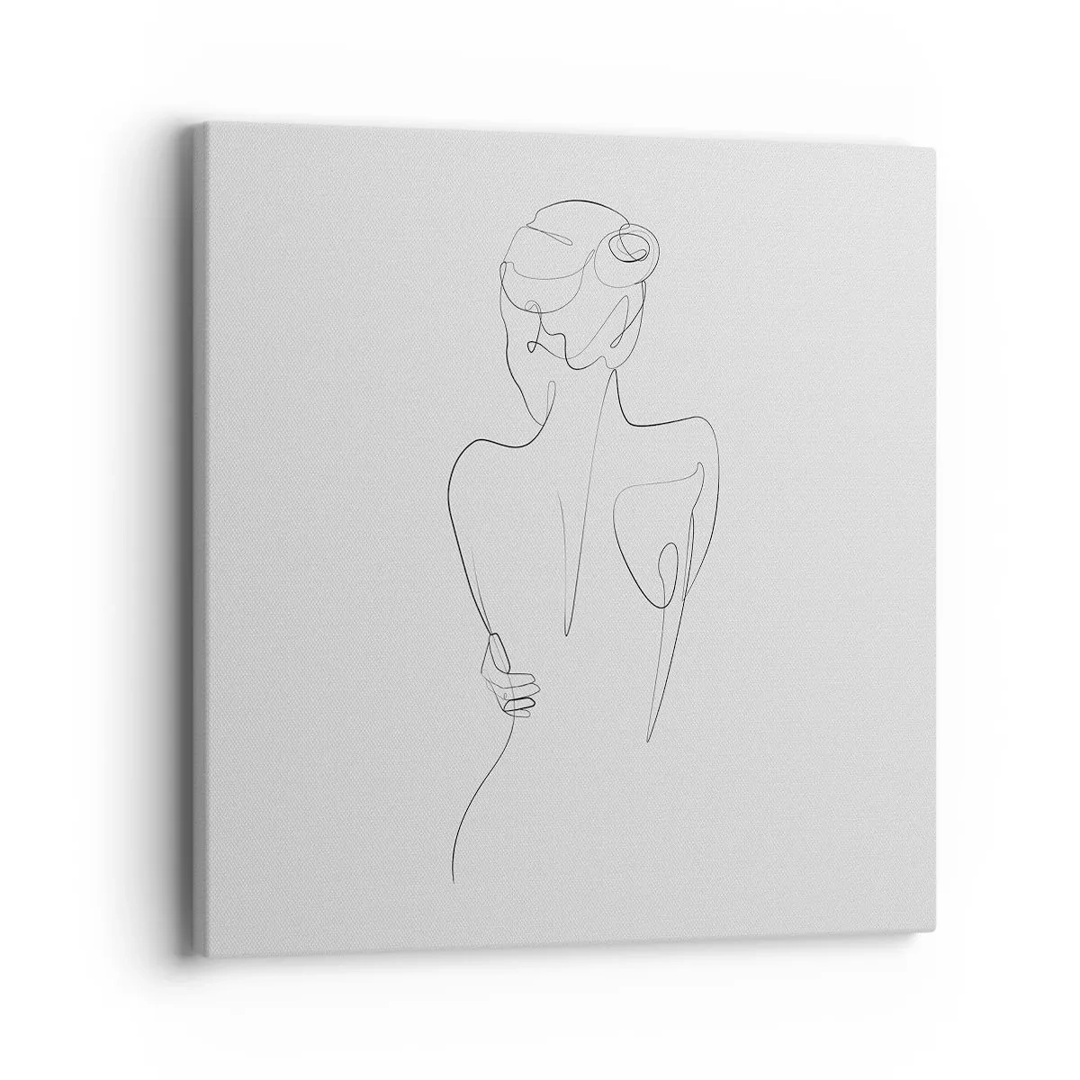 Canvastavla - Bild på duk - Kroppens musik - 40x40 cm