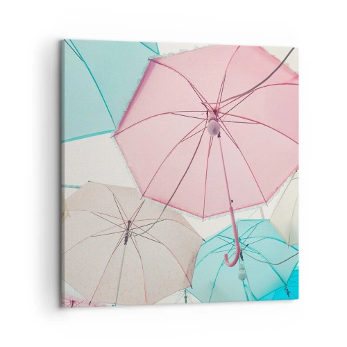 Canvastavla - Bild på duk - Ibland sol, ibland regn - 50x50 cm