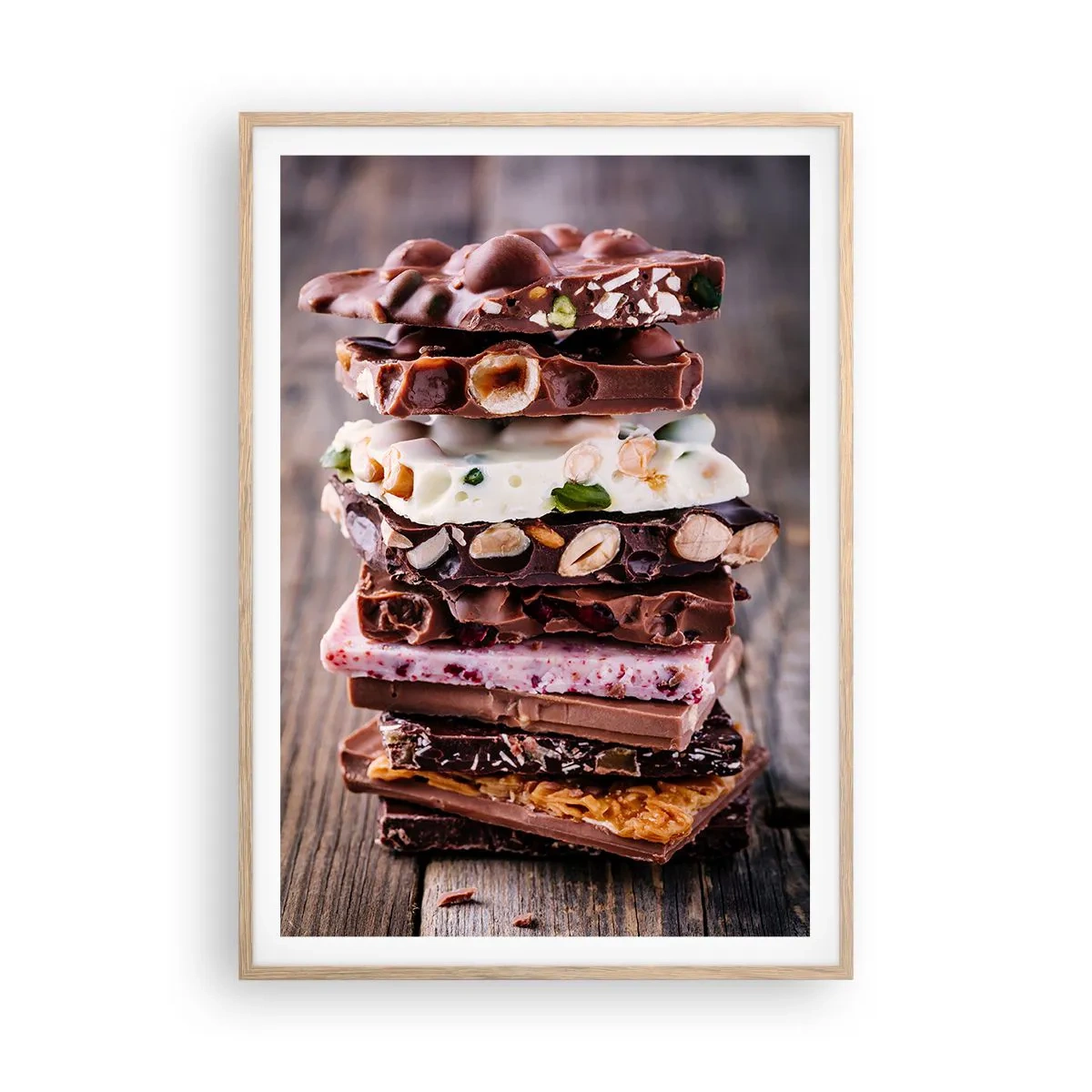 Affisch i ram av ljusek - Härligt perspektiv - 70x100 cm